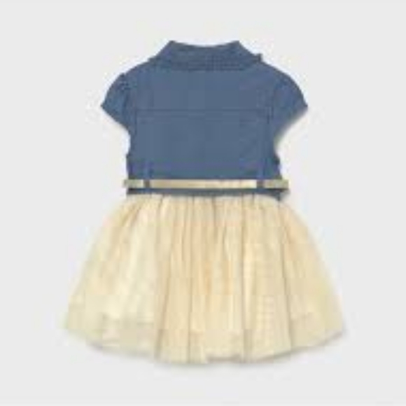 Baby girl 12month Tulle and Jean dress - Picture 3 of 6